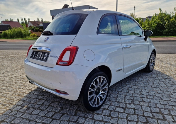 Fiat 500 cena 48900 przebieg: 10500, rok produkcji 2020 z Skoki małe 137